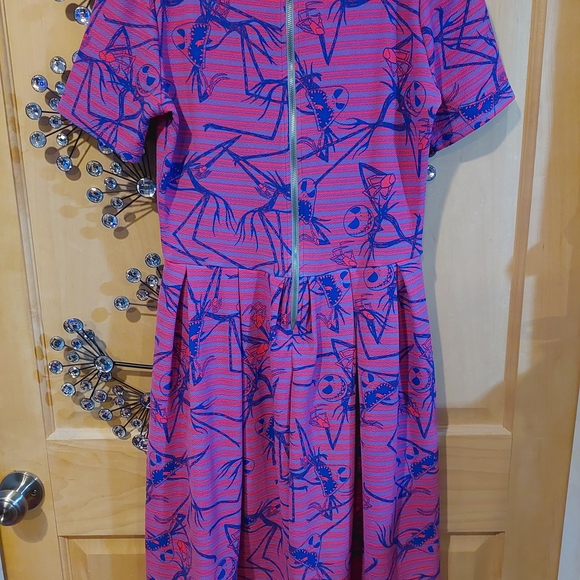 LuLaRoe "Amelia" Nightmare before Christmas Jack dress with pockets - Picture 2 of 5
